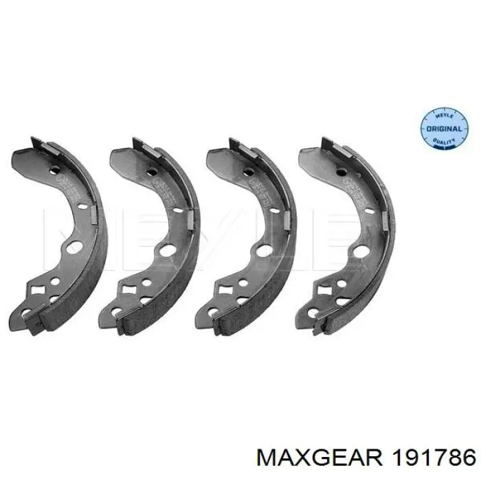 19-1786 Maxgear zapatas de frenos de tambor traseras