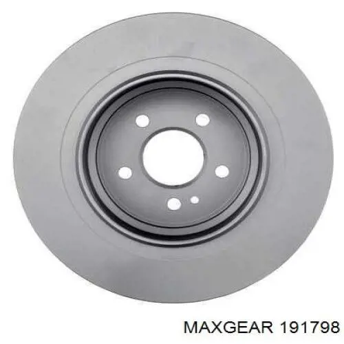 19-1798 Maxgear disco de freno trasero