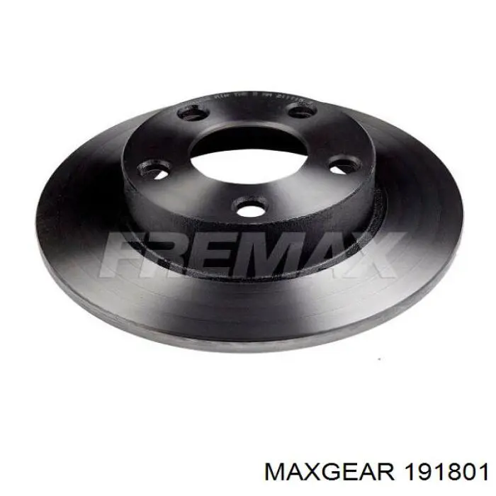 19-1801 Maxgear disco de freno trasero