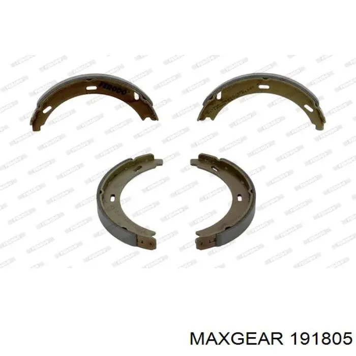 Juego de zapatas de frenos, freno de estacionamiento Mercedes E C124