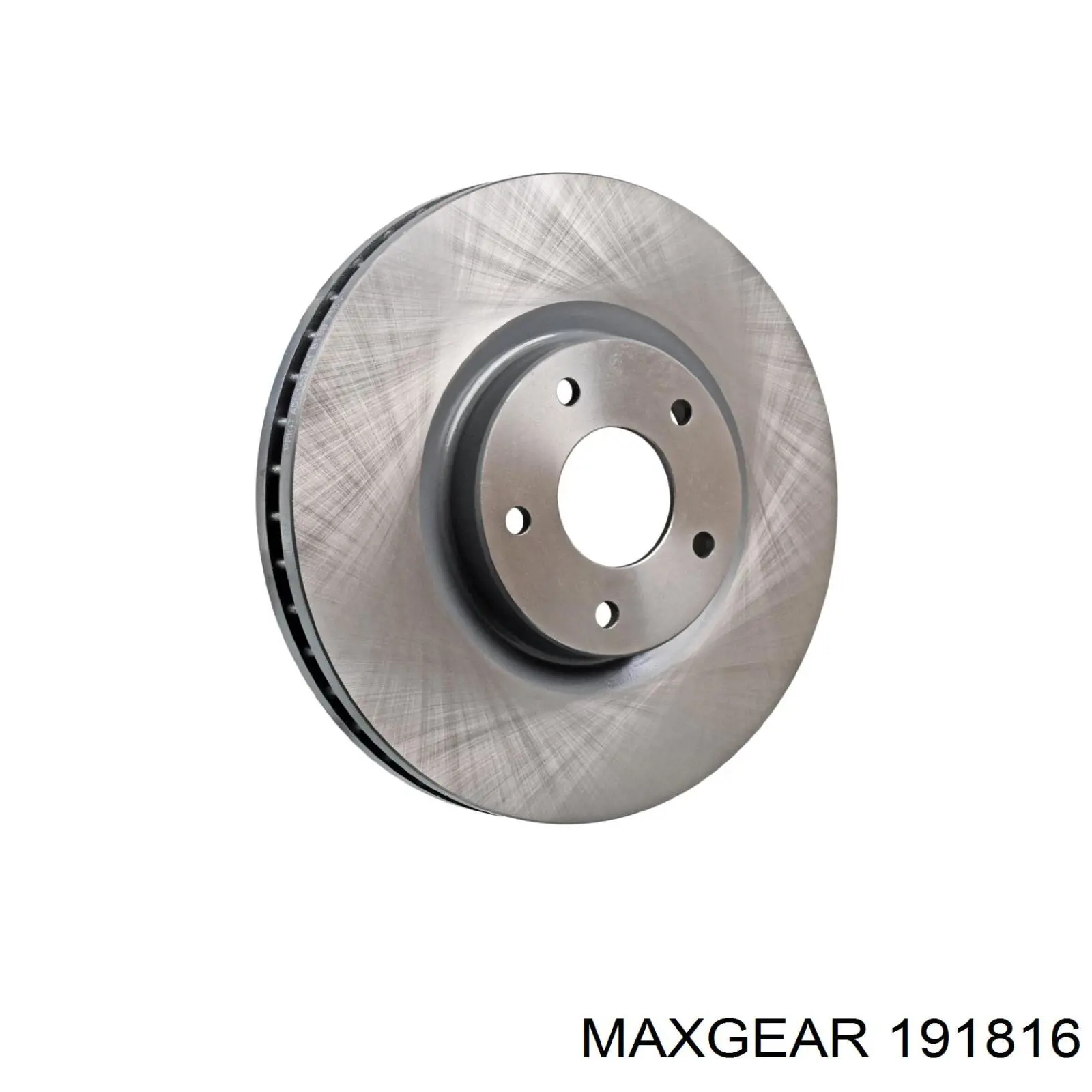 Disco de freno delantero Maxgear 191816