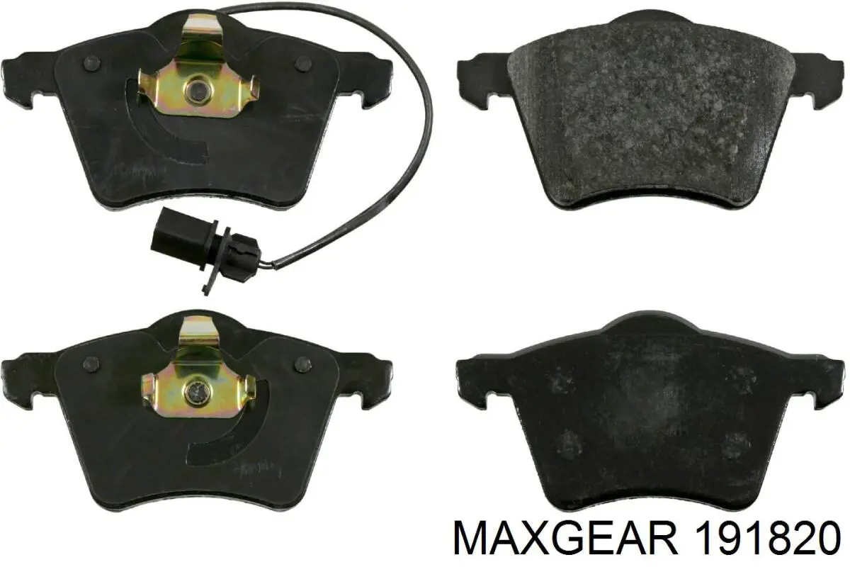 19-1820 Maxgear pastillas de freno delanteras