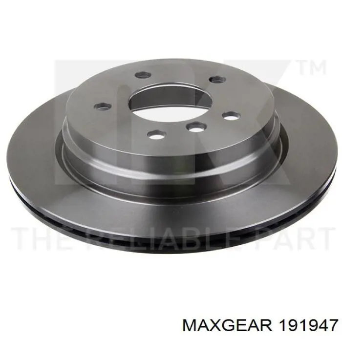 19-1947 Maxgear disco de freno trasero