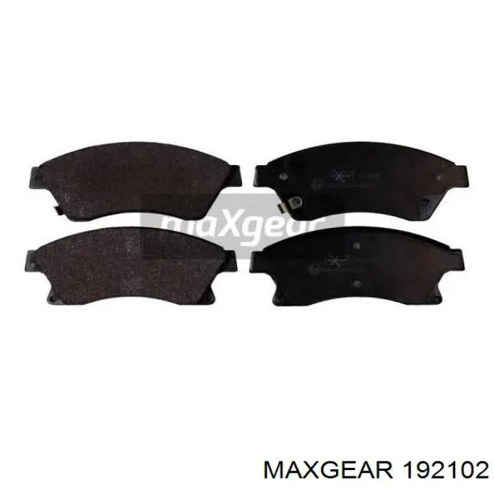 19-2102 Maxgear pastillas de freno delanteras