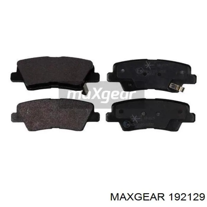 19-2129 Maxgear pastillas de freno traseras