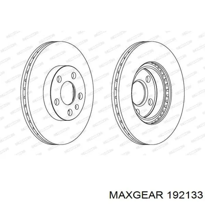 Pastillas de freno 192133 Maxgear