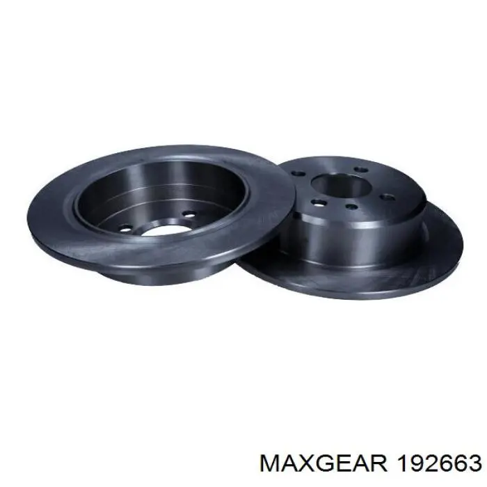 19-2663 Maxgear disco de freno trasero