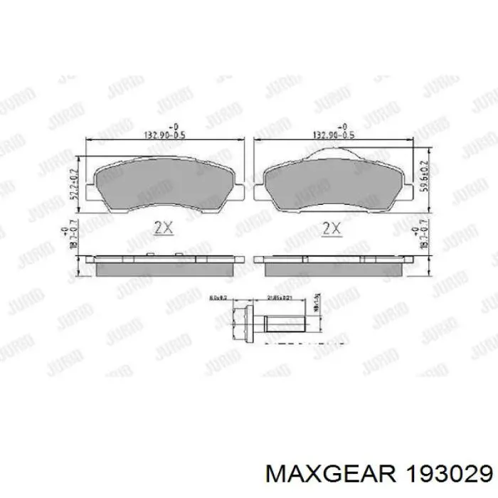 Pastillas de freno delanteras Citroen C4