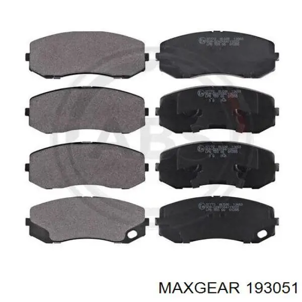 193051 Maxgear pastillas de freno delanteras