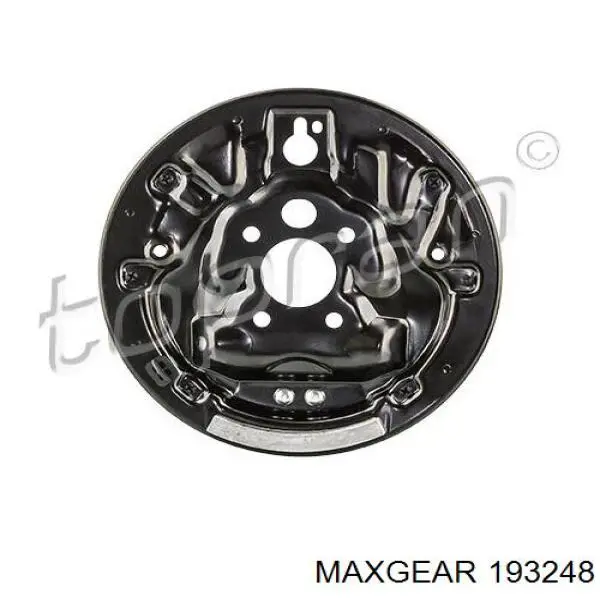 19-3248 Maxgear disco de soporte tambor de freno trasero izquierdo