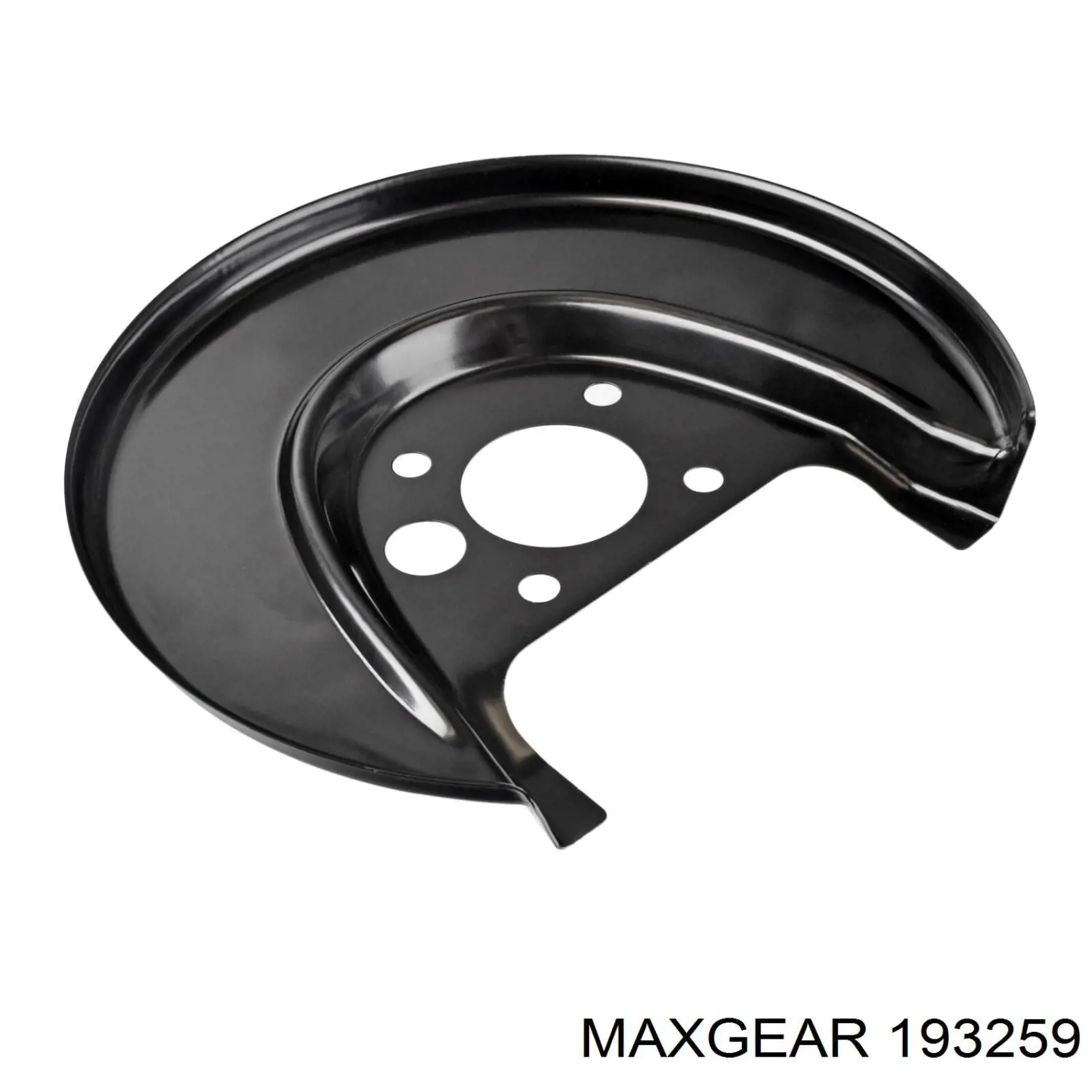 19-3259 Maxgear chapa protectora contra salpicaduras, disco de freno trasero derecho