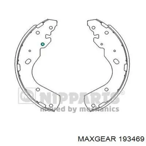 Zapatas de freno 2M342200BA Ford