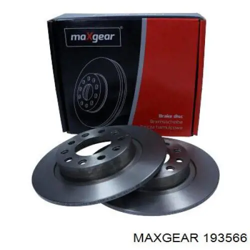 19-3566 Maxgear disco de freno trasero