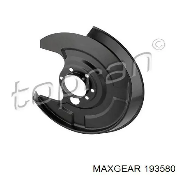 Protector de disco de freno trasero izquierdo 66151716201 Vika
