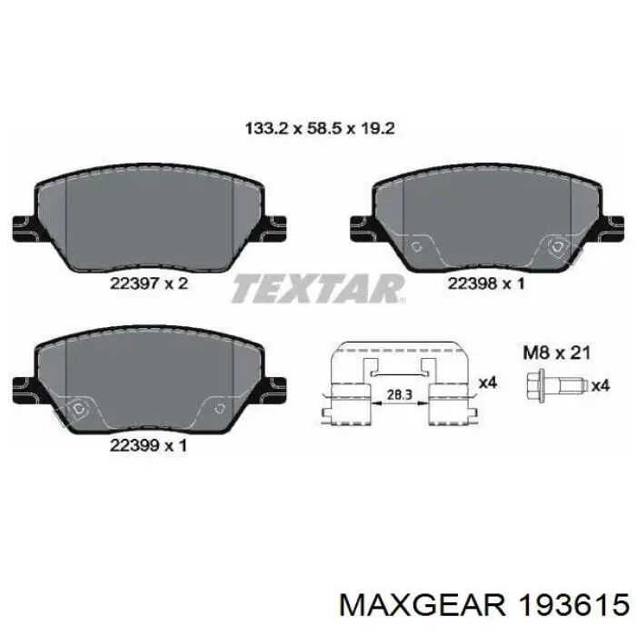 Comprar 77368368 Fiat/Alfa/Lancia Pastillas delanteras de freno