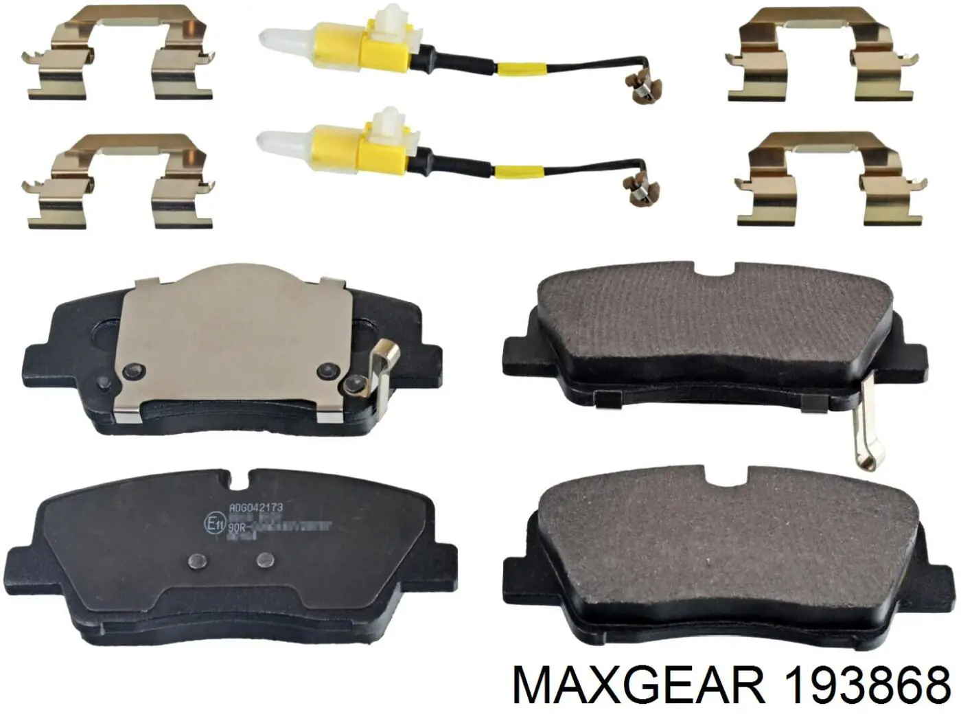 19-3868 Maxgear pastillas de freno traseras