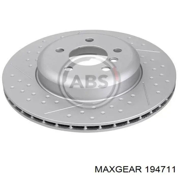 19-4711 Maxgear disco de freno trasero