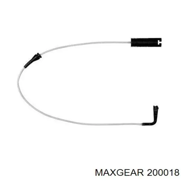 200018 Maxgear contacto de aviso, desgaste de los frenos, trasero