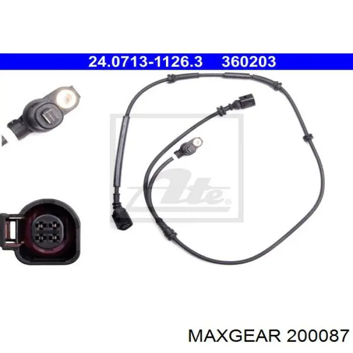 20-0087 Maxgear sensor abs trasero