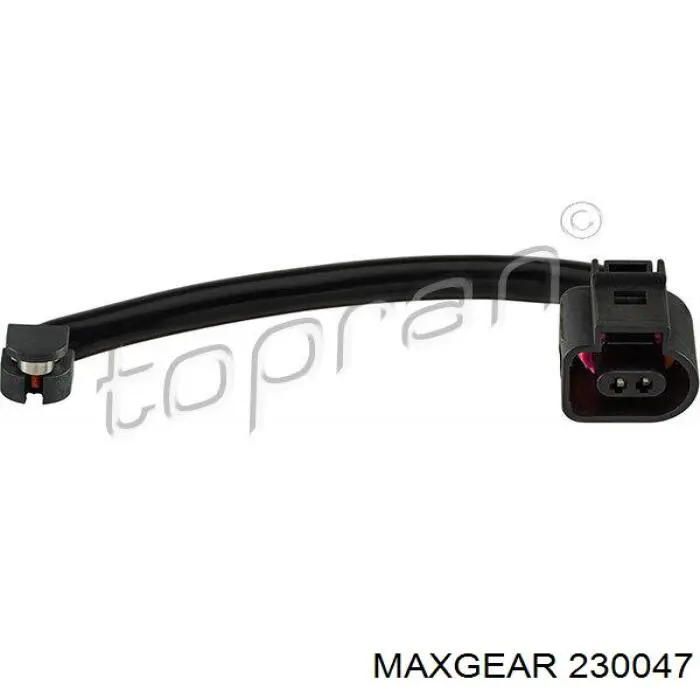 230047 Maxgear contacto de aviso, desgaste de los frenos, trasero