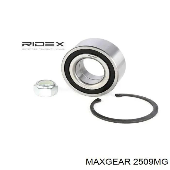 2509MG Maxgear cojinete de rueda delantero