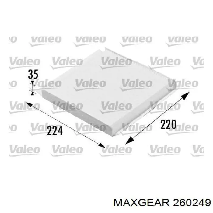 Filtro de habitáculo Peugeot Partner 1 5F