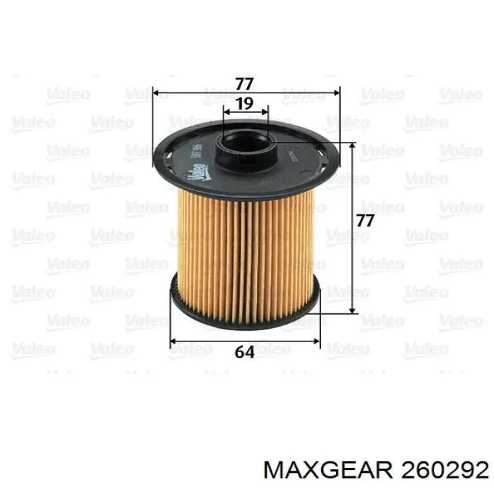 260292 Maxgear filtro combustible