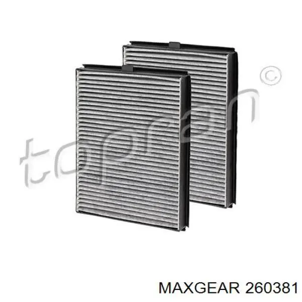 260381 Maxgear filtro de habitáculo