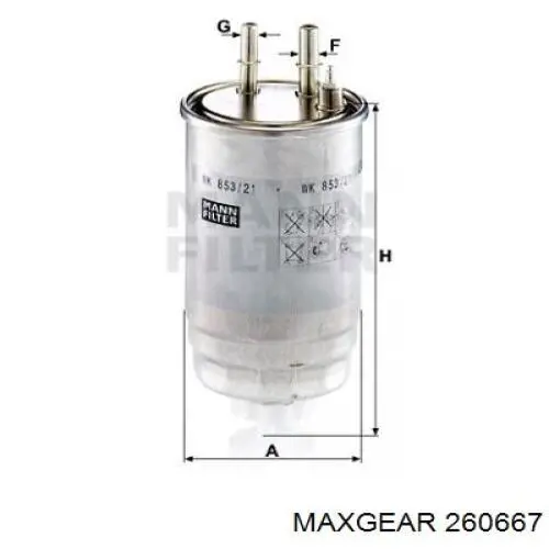 Filtro combustible Alfa Romeo Giulietta 940