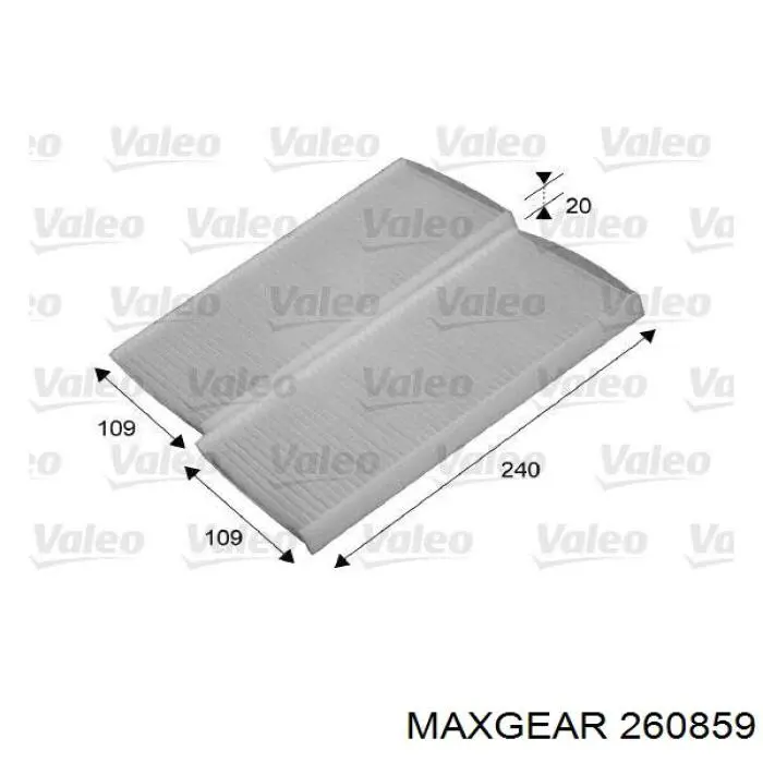 Comprar JKR7243 Mecafilter Filtro de aire del habitáculo