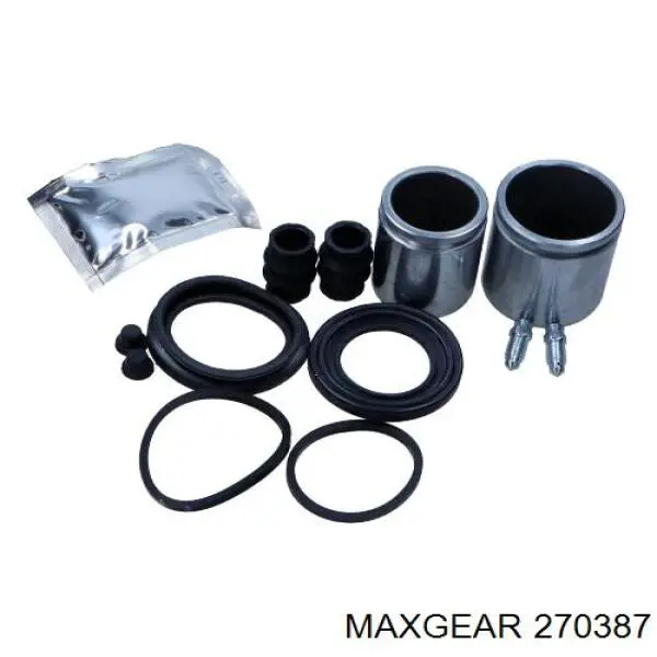 27-0387 Maxgear kit de montaje, zapatas de freno traseras