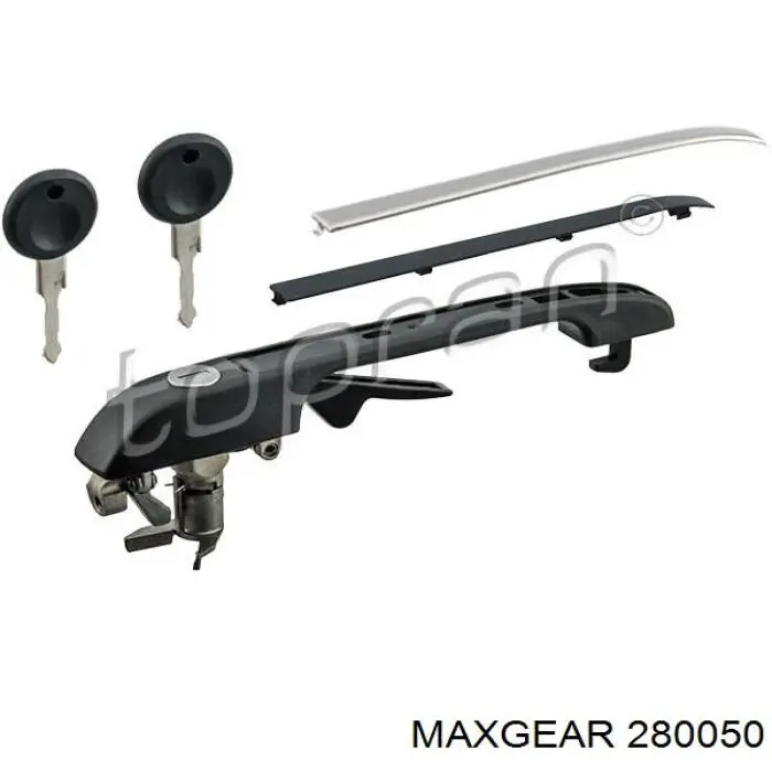 28-0050 Maxgear tirador de puerta exterior delantero derecha