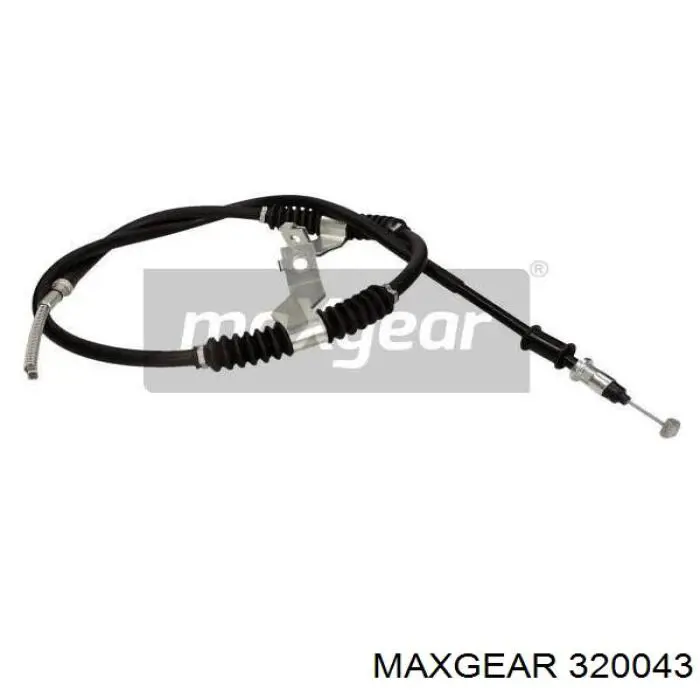 115754 Metzger Cable de freno de mano trasero derecho