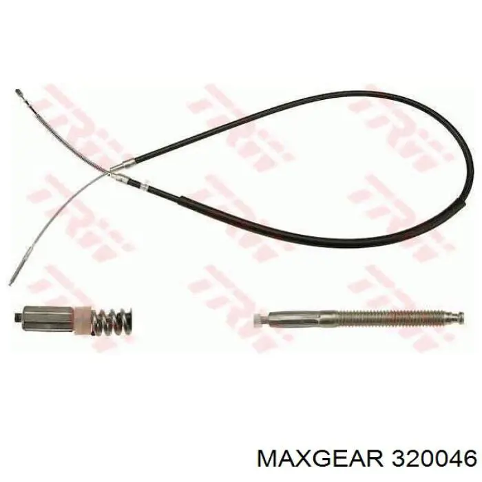 320046 Maxgear cable de freno de mano trasero derecho/izquierdo