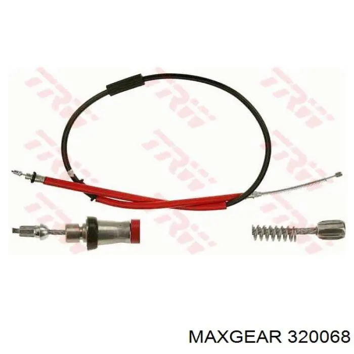 32-0068 Maxgear cable de freno de mano trasero izquierdo