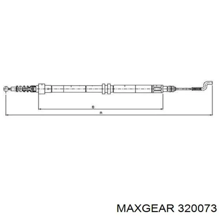 Comprar 7D0609701 VAG Cable de freno de mano trasero derecho/izquierdo