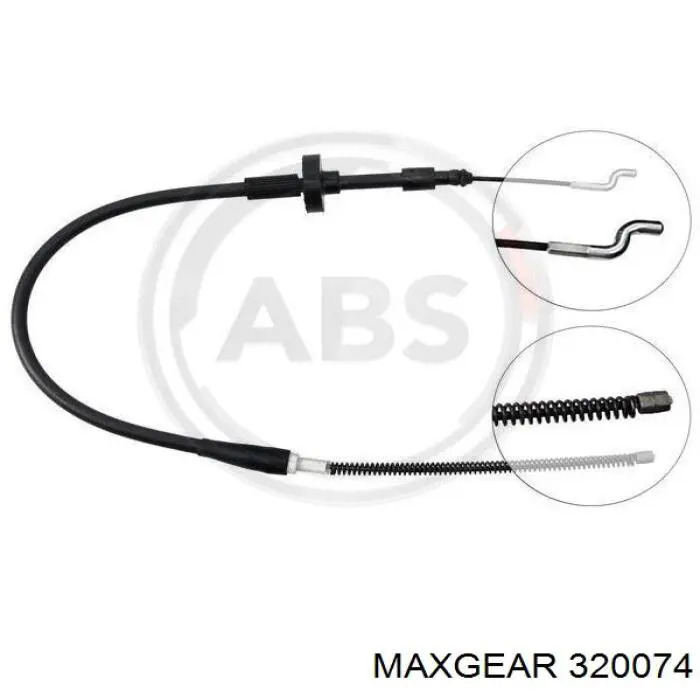 32-0074 Maxgear cable de freno de mano trasero derecho/izquierdo