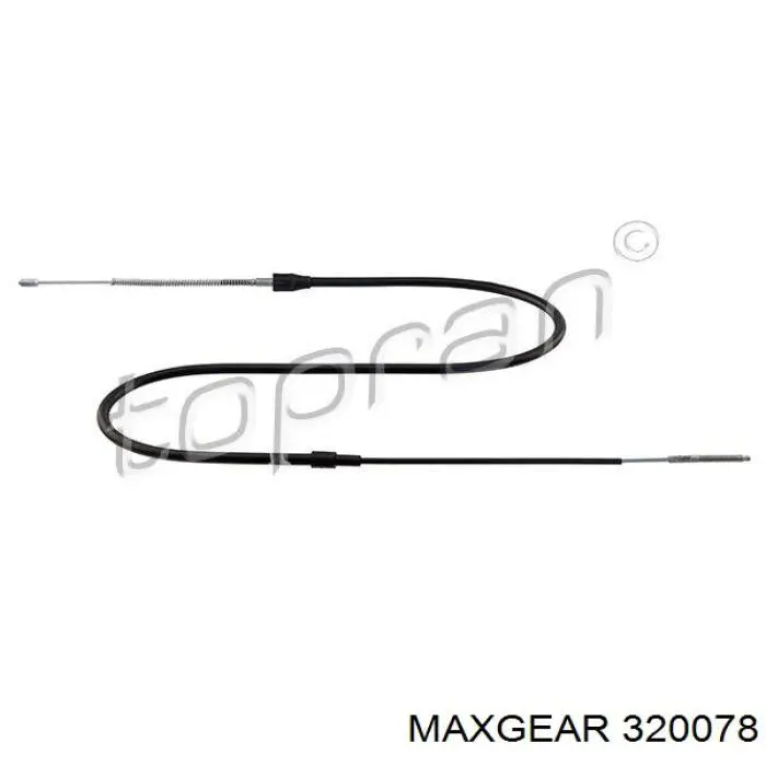 32-0078 Maxgear cable de freno de mano trasero derecho/izquierdo