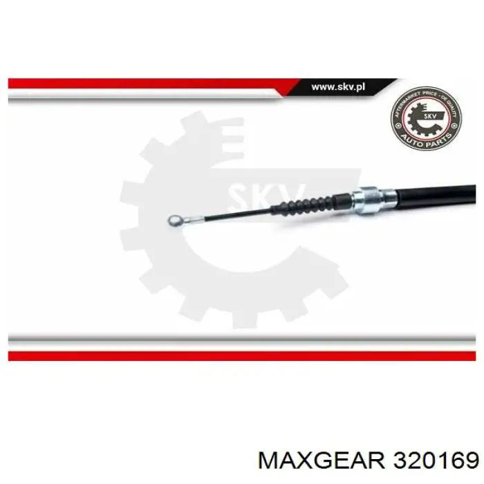 32-0169 Maxgear cable de freno de mano trasero derecho/izquierdo