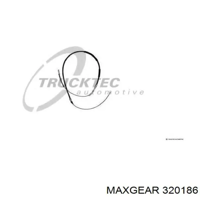 320186 Maxgear cable de freno de mano trasero izquierdo