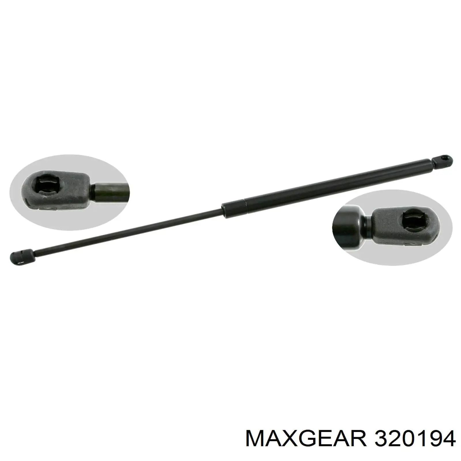 320194 Maxgear cable de freno de mano trasero derecho/izquierdo