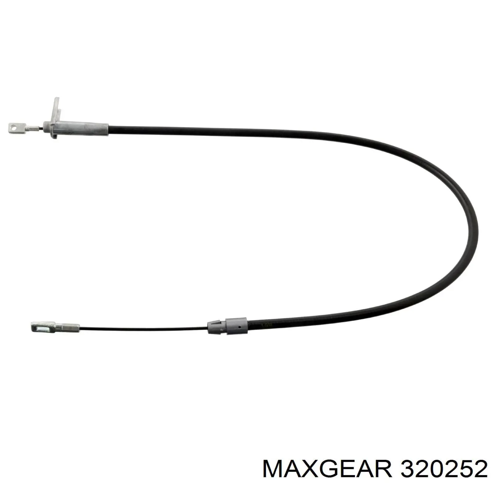 32-0252 Maxgear cable de freno de mano trasero derecho