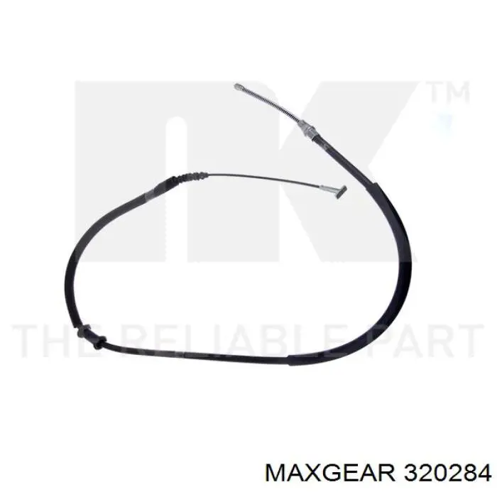 32-0284 Maxgear cable de freno de mano trasero izquierdo