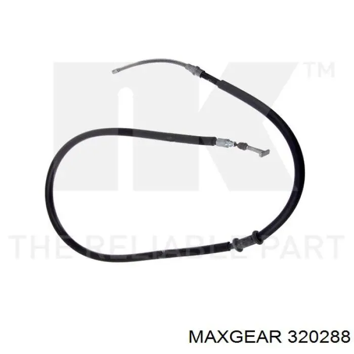 32-0288 Maxgear cable de freno de mano trasero derecho