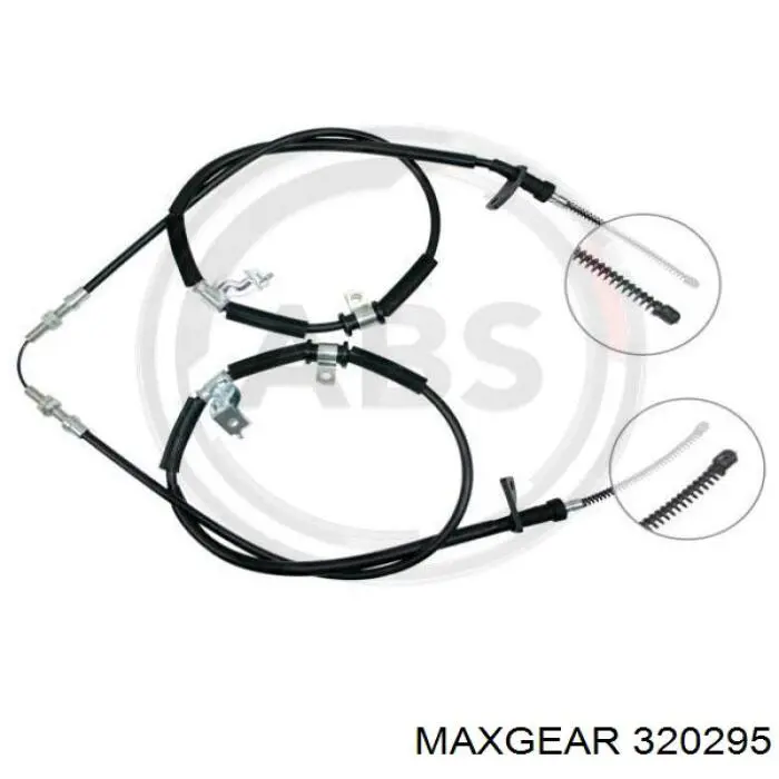 32-0295 Maxgear cable de freno de mano trasero derecho/izquierdo