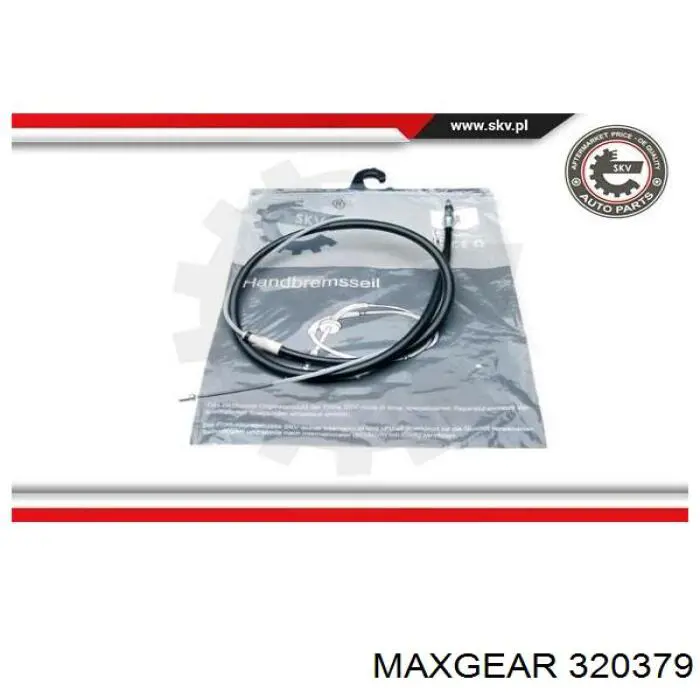 32-0379 Maxgear cable de freno de mano trasero derecho/izquierdo