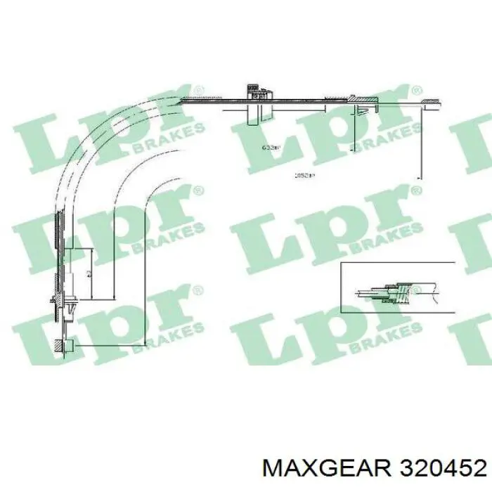 Comprar 4041448 Ford Cable de freno de estacionamiento delantero