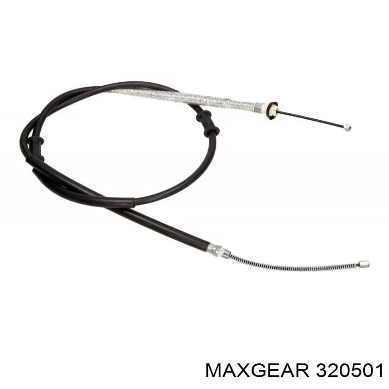 32-0501 Maxgear cable de freno de mano trasero derecho