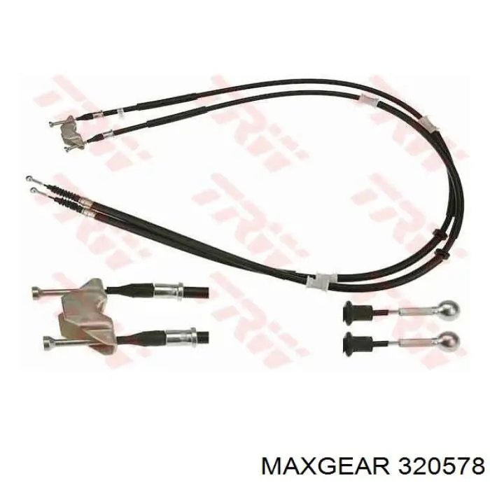 32-0578 Maxgear cable de freno de mano trasero derecho/izquierdo