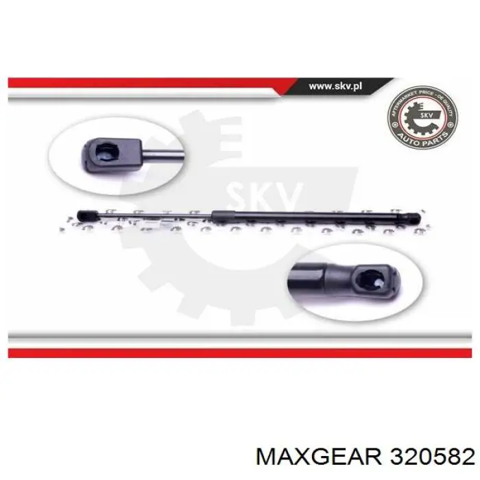 32-0582 Maxgear cable de freno de mano trasero izquierdo